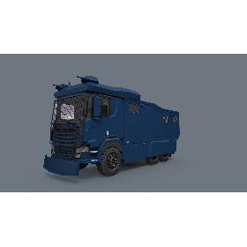 Police  Water Cannon Truck 3D